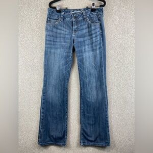 American Eagle low rise bootcut jeans size 8 favorite boyfriend fit Y2K